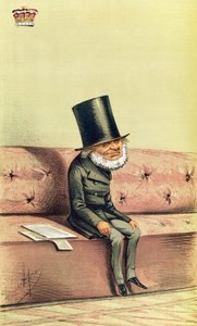 Lord John Russell (1792-1878) rajzfilm a Vanity Fairből, 1869 alkotó: English School